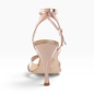 Preview: GINEVRA RAME LAMINATO LARGE SOLE HEEL 9CM